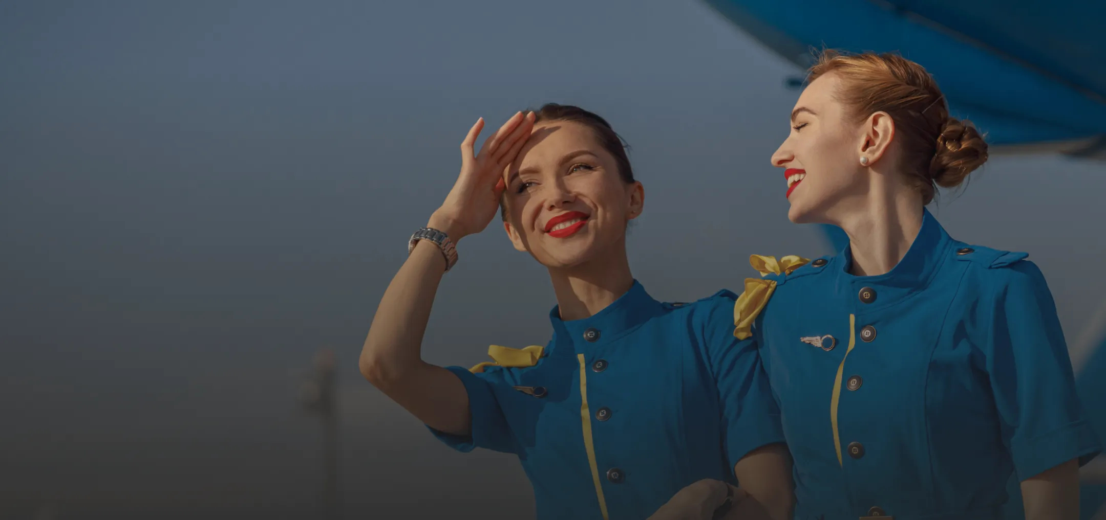 Two stewardesses photo