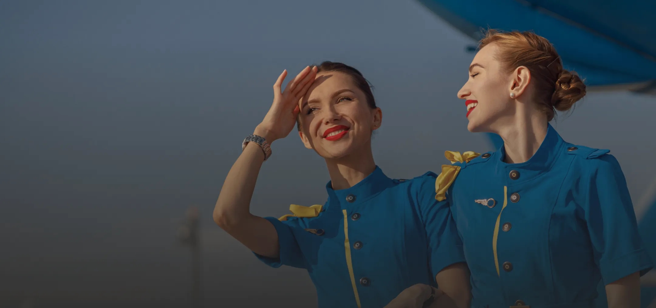 Two stewardesses photo